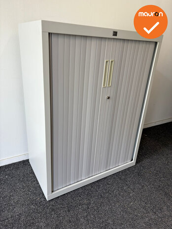 Schaffenburg roldeurkast - 105x80x45 - Witgrijs