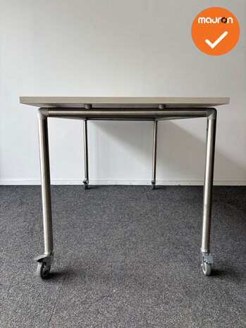 Ahrend - Move-it - verrijdbare vergadertafel 160x80 - bladkleur naar keuze