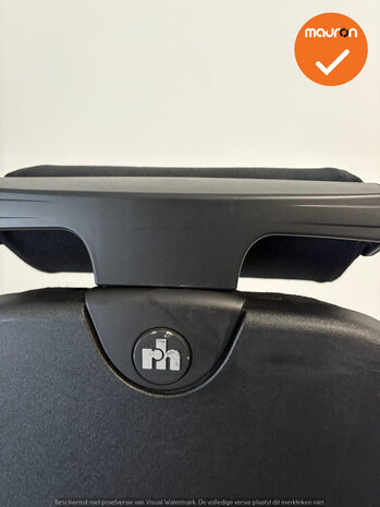 RH Logic 400 - Nieuwe zwarte stoffering  - Met hoofdsteun - Inclusief lendepomp - chrome voetkruis