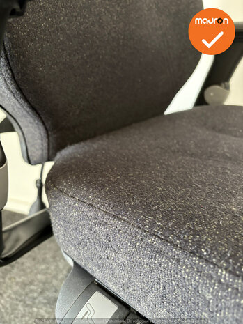 RH Logic Elite 400 - Bestaand antracietgrijze stoffering  - Met hoofdsteun - Inclusief lendepomp - zwart voetkruis