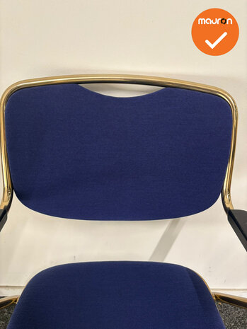 Brunner Vergaderstoel - Blauwe stoffering