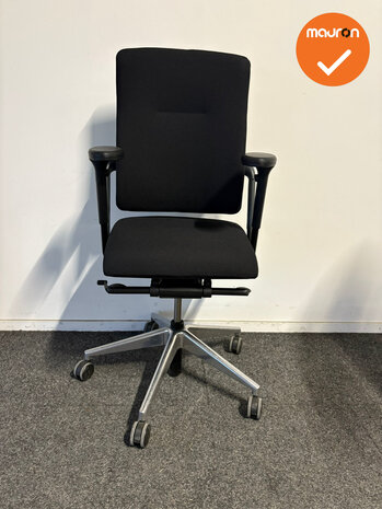 Rohde & Grahl - Xenium - Classic -  Nieuwe zwarte stoffering - Nieuwe armpads - Chroom voetkruis - Antraciet rugbeugel