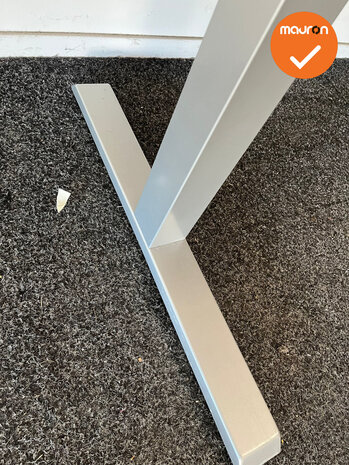 Actiforce - zit-sta bureau - zilvergrijs onderstel - 160x80 - nieuw blad naar keuze