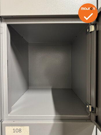 Lockerkast - zilvergrijs - 12 lockers