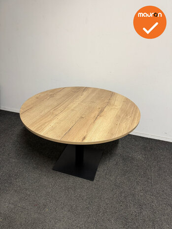 Vergadertafel - rond - 120 cm - Bladkleur naar keuze