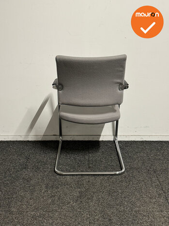 Rohde & Grahl - Vergaderstoel - grijze stoffering