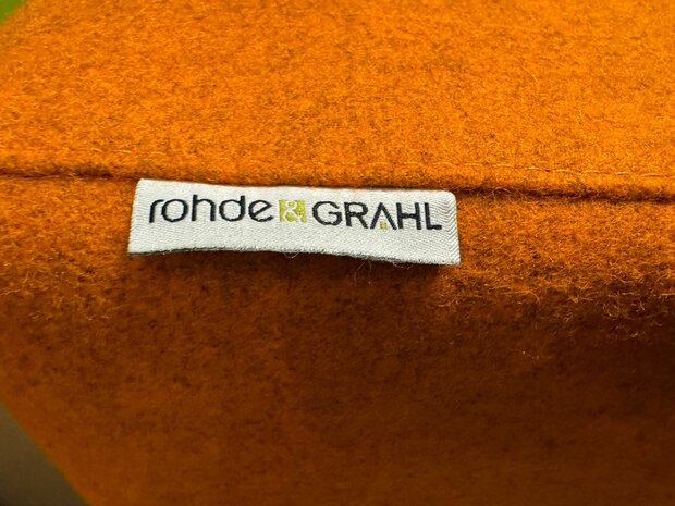 Rohde & Grahl - Poef - 165x45x45cm - Oranje 