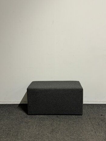 Rohde & Grahl - Poef - 90x45x45cm - Grijs