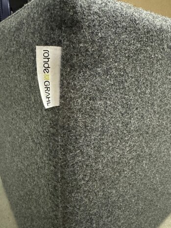 Rohde & Grahl - Poef - 90x45x45cm - Grijs