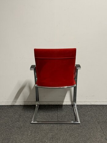 Vergaderstoel - Ahrend - A350 - Met rode bekleding