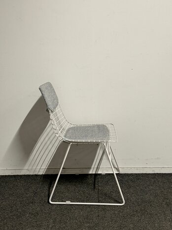 HKliving wire stoel - kantinestoel - wit