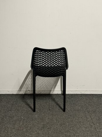 Kantinestoel "Airlight" - Kunststof - Zwart