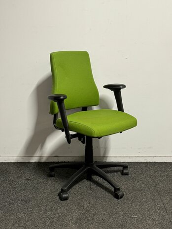BUREAUSTOEL BMA AXIA 2.2 HOGE-RUG 8N 2D - GROEN