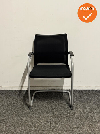 Sedus - Vergaderstoel - Zwart/Zilvergrijs - Refurbished