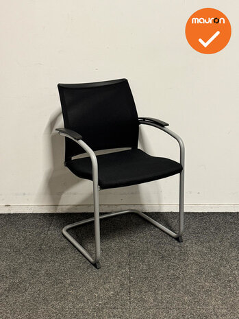 Sedus - Vergaderstoel - Zwart/Zilvergrijs - Refurbished