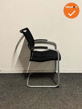 Sedus - Vergaderstoel - Zwart/Zilvergrijs - Refurbished