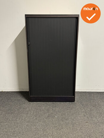 Ahrend - Roldeurkast - 144x80x45 cm - Bruin/Paars-Zwart - B-keuze
