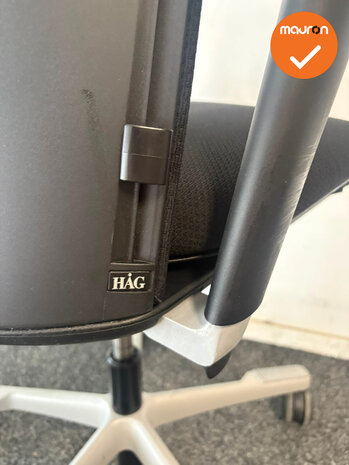 HAG bureaustoel Futu 1200S - Zwarte stoffering - 3D Armleggers