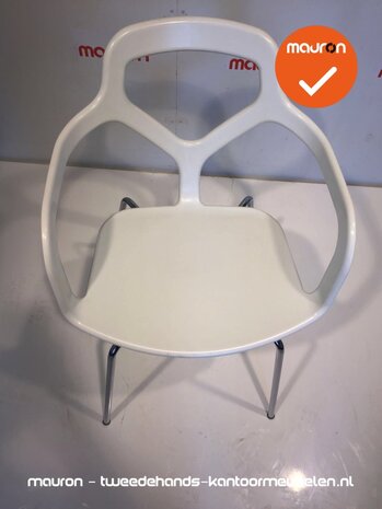 Design kantinestoel - Shin Azumi - Wit