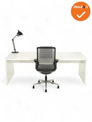 Directiebureau WOOD - 220x100 - WIt - NIEUW