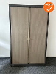 Mewaf roldeurkast - 198x120x48cm - Bruin