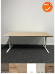 Ahrend Balance zit-sta Bureau - Elektrisch - Wit onderstel - 160x80 - Bladkleur naar keuze - 