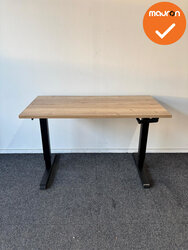 Steelforce 300 HC slinger zit-sta bureau –100x80 cm Halifax naturel blad