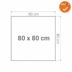 Los bureaublad - 80x80 cm - bladkleur naar keuze