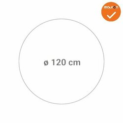 Los bureaublad - Ø 120 cm - rond - bladkleur naar keuze