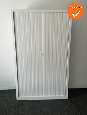 Mauforce Roldeurkast - V-serie - NIEUW - 198x100x43cm - Wit - inclusief 2 sleutels
