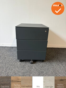 Ladeblok Basic - 54x42x58cm - Antraciet - 3 laden