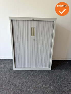 Schaffenburg roldeurkast - 105x80x45 - Witgrijs