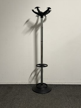 Staande Kapstok 10 Haken - Zwart