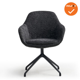 Luxe designstoel - Zwart