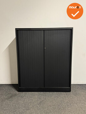 Roldeurkast - Ahrend - 144x120x45cm - zwart