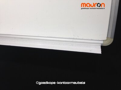 Whiteboard - 108x77 cm - wit - met flipboard functie