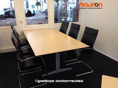 Ahrend Conferentie / vergadertafel - 220x113cm - Ahorn