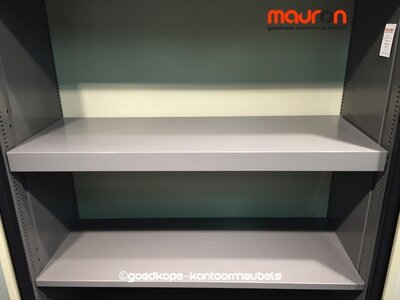 Uittrekbaar legbord voor Ahrend 120cm roldeurkast - Antracietgrijs