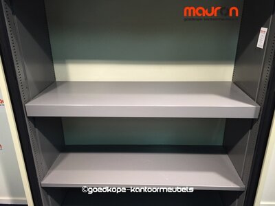 Uittrekbaar legbord voor Ahrend 120cm roldeurkast - Antracietgrijs