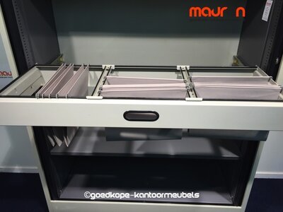 Hangmap lade voor 120cm Ahrend roldeurkast - Lichtgrijs