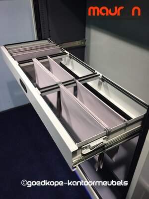Hangmap lade voor 120cm Ahrend roldeurkast - Lichtgrijs