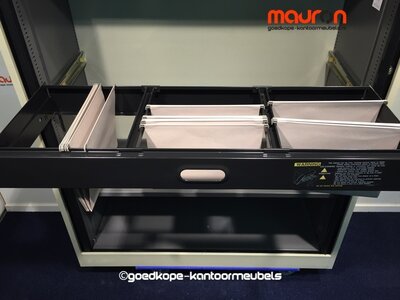 Hangmap lade voor 120cm Ahrend roldeurkast - Zwart