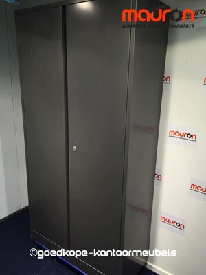 Draaideurkast - Ahrend - 195x100x45cm - Antracietgrijs
