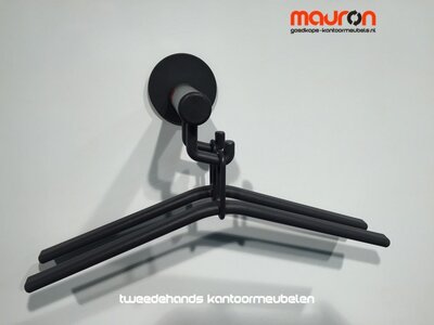 Wand kapstok - magnetisch - Van Esch Tertio 16 - Alu/zwart