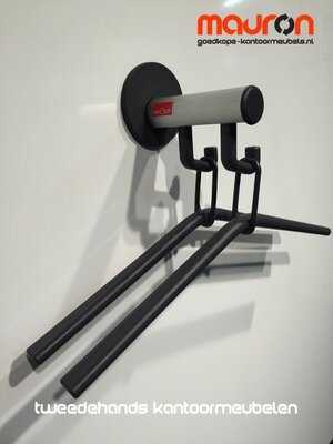Wand kapstok - magnetisch - Van Esch Tertio 16 - Alu/zwart