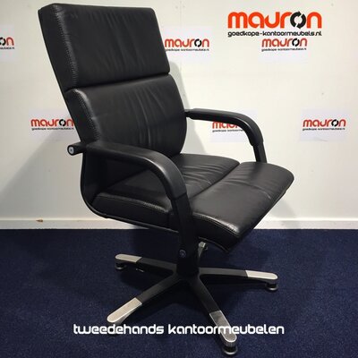 Sedus Li-200 - luxe zwart leer