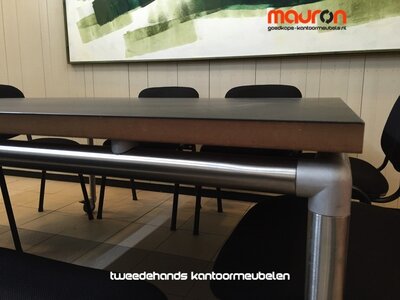Ahrend Move-it design vergadertafel - 150x150 - vierkant - zwart