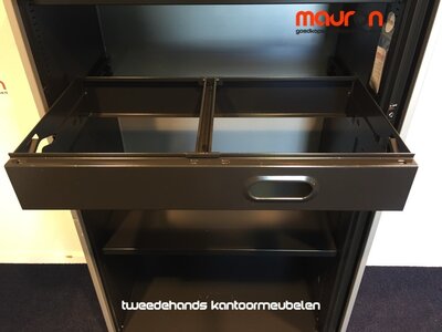 Hangmap lade voor 80x45cm Ahrend roldeurkast - Zwart