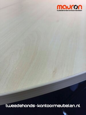 Ahrend 500 vergadertafel - 300 x 180cm - ovaal - ahorn