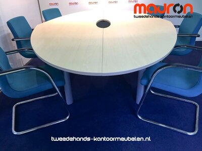 Ahrend 500 vergadertafel - 300 x 180cm - ovaal - ahorn